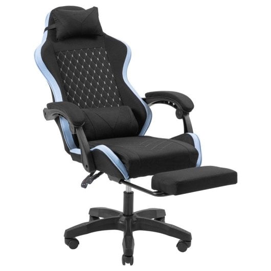 Silla Gaming Mars Gaming MGC-X Fabric Racing Soporte Lumbar Reposapiés Regulable 4 Colores