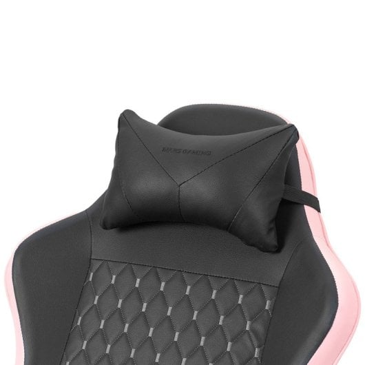 Mars Gaming MGC-X Racing Gaming-Stuhl aus Kunstleder mit Fußstütze und Lordosenstütze, 8 cm Höhe