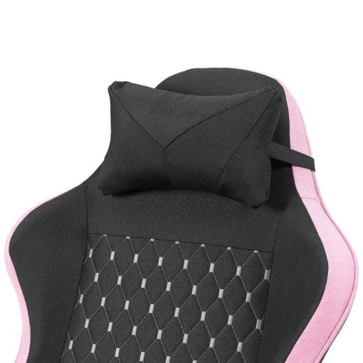 Mars Gaming MGC-X Fabric Cadeira Gaming em Tecido com Encosto Reclinável e Apoio para Pés Preta/Rosa