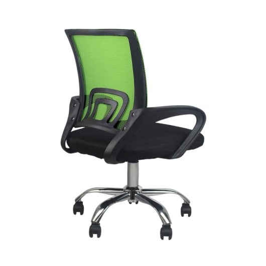 Silla de escritorio Thinia Home Classic estructura acero respaldo malla colores negro