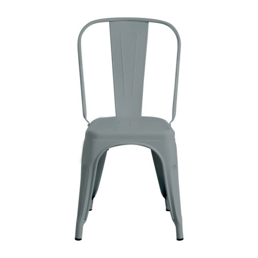 Silla industrial Thinia Home Strong pack 4 unidades acero mate apilables multicolor