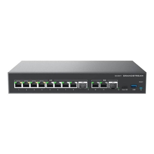Switch Grandstream GCC6011 2 SFP 2,5Gbps 10 Gigabit Ethernet 4 PoE VPN Firewall IP PBX
