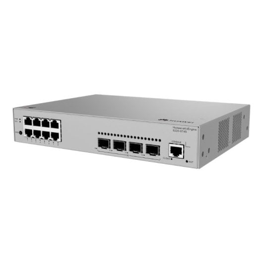 Switch Huawei S220-8T4S 8 Puertos Gigabit 4 SFP Soporte VLAN Capacidad 16K MAC