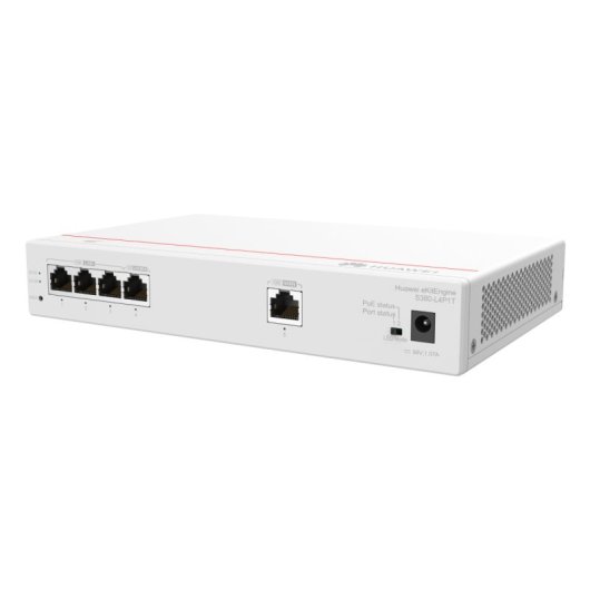 Huawei S380-L4P1T Schalter 4 Gigabit PoE-Anschlüsse 8Gbps 32 AP VLAN Firewall 1U Rack