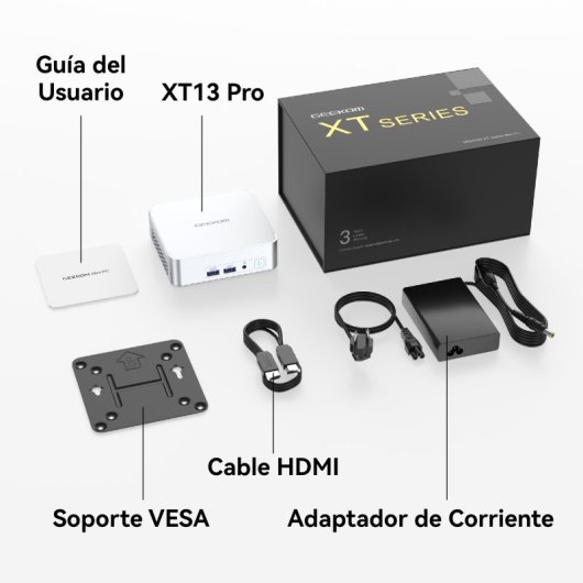 GEEKOM XT13 Pro Intel Core i9-13900HK 32GB 1TB SSD WiFi 6E Windows 11 Blanco