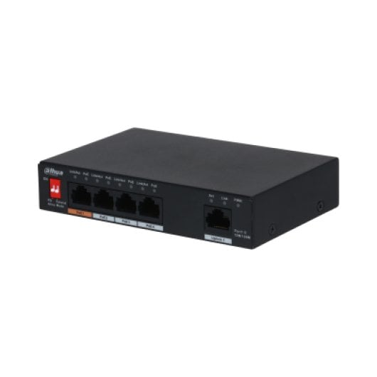Commutateur Dahua DH-PFS3005-4ET-60-V2 5 ports Gigabit PoE Hi-PoE 60 W mural MAC Learning