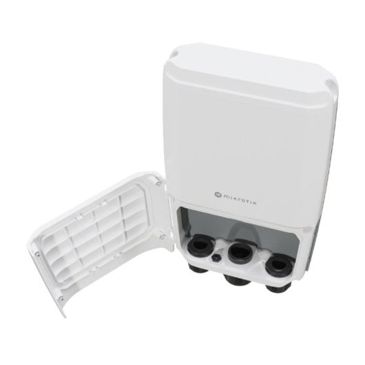 Commutateur Mikrotik FiberBox Plus CRS305-1G-4S+OUT 4x SFP+ IP66 extérieur ARM 256 Mo RAM