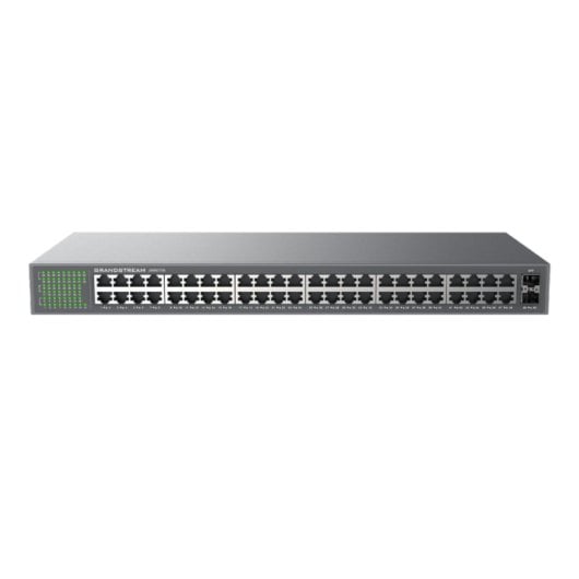 Commutateur Gigabit PoE+ 48 ports Grandstream GWN7706 avec gestion avancée et sécurité d'entreprise