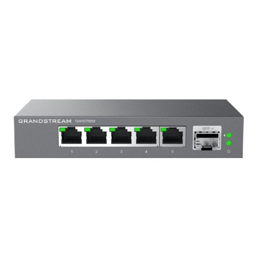 Commutateur compact plug-and-play Ethernet 2,5 G Grandstream GWN7700M à 5 ports