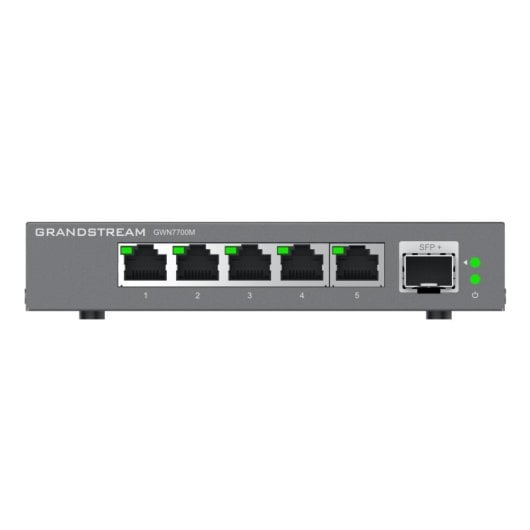 Commutateur compact plug-and-play Ethernet 2,5 G Grandstream GWN7700M à 5 ports