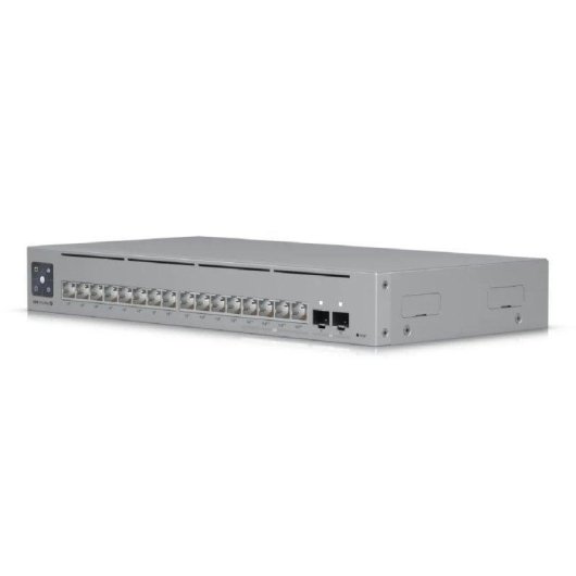 Switch Ubiquiti USW-Pro-Max-16-PoE 16x Gigabit 2x SFP+ L3 Rack PoE 30W Acero