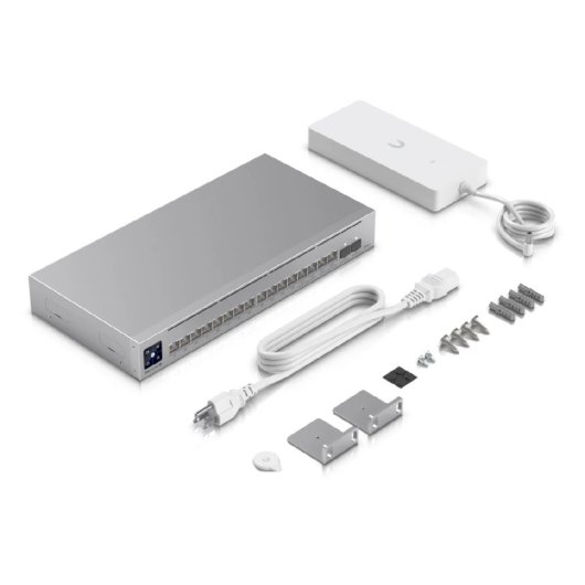 Switch Ubiquiti USW-Pro-Max-16-PoE 16x Gigabit 2x SFP+ L3 Rack PoE 30W Acero