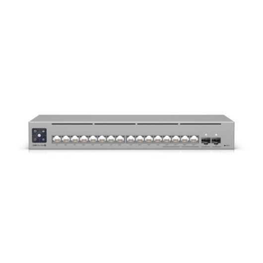 Switch Ubiquiti USW-Pro-Max-16-PoE 16x Gigabit 2x SFP+ L3 Rack PoE 30W Acero