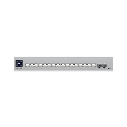 Switch Ubiquiti USW-Pro-Max-16-PoE 16x Gigabit 2x SFP+ L3 Rack PoE 30W Acero