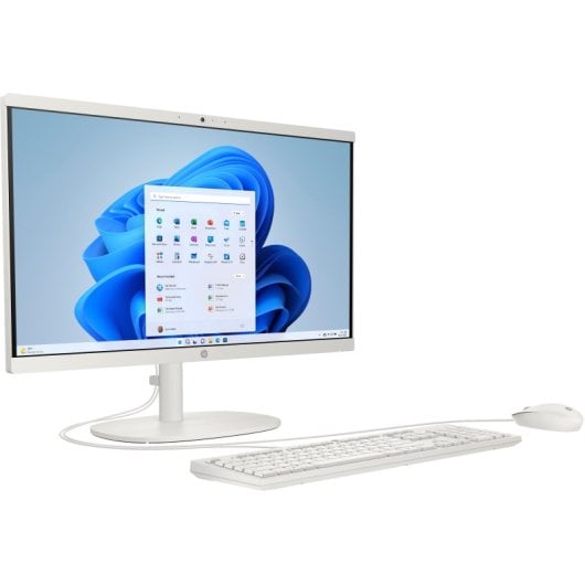HP All-in-One 22-dg0025ns Intel N100 8GB 256GB SSD 21.45" FHD Blanco Windows 11