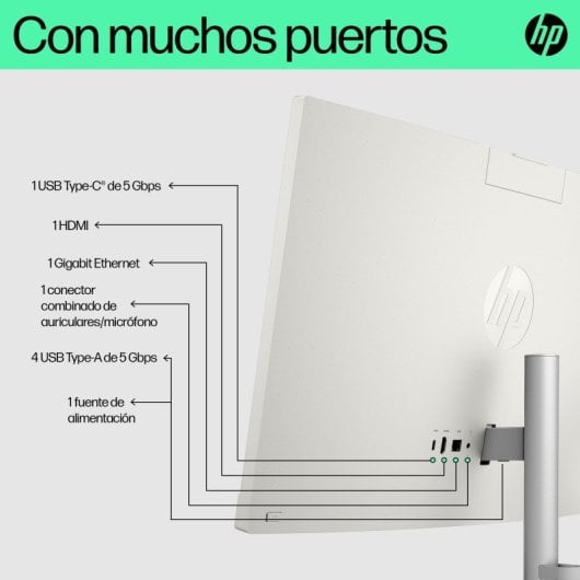 HP All-in-One 24-cr0091ns Intel Core i7-1355U 16 GB 512 GB SSD 23,8 Zoll Touch FHD Windows 11 Weiß