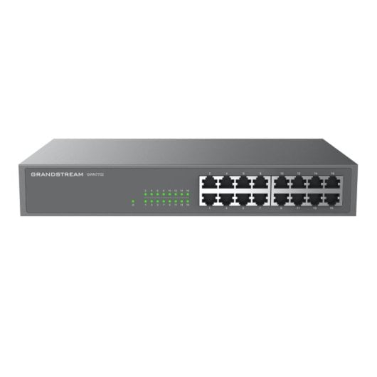 Commutateur géré Grandstream GWN7702 Gigabit PoE+ 16 ports avec sécurité avancée
