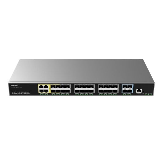 Switch Grandstream GWN7831 24 Puertos Gigabit Layer 3 PoE Seguridad Rack