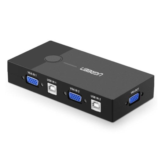 Switch KVM Ugreen 30357 USB VGA 2 Puertos Sin Alimentación Externa