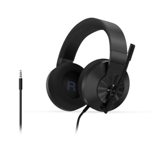 Auricolari Lenovo Legion H200 con Cavo, Connessione Jack, Gaming, Cancellazione Rumore, Nero