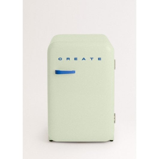Create Fridge Retro Mini Frigorífico 107L F Verde