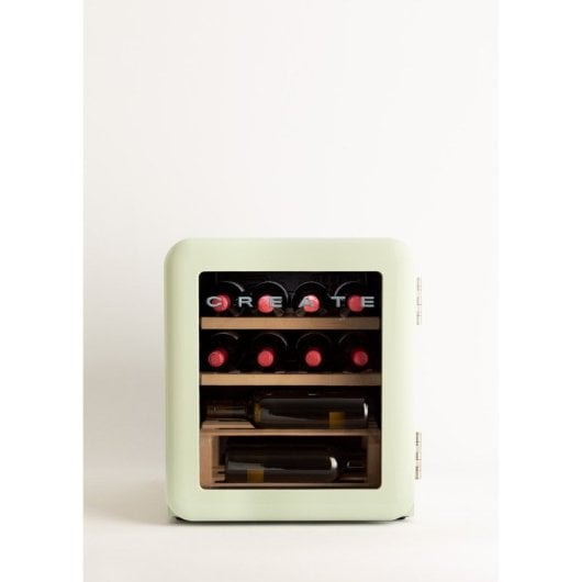 Create Winecooler Retro Vinoteca12 Botellas G Verde