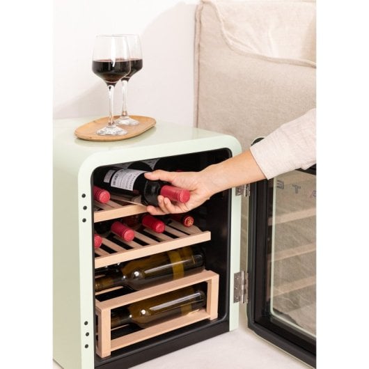 Create Winecooler Retro Vinoteca12 Botellas G Verde