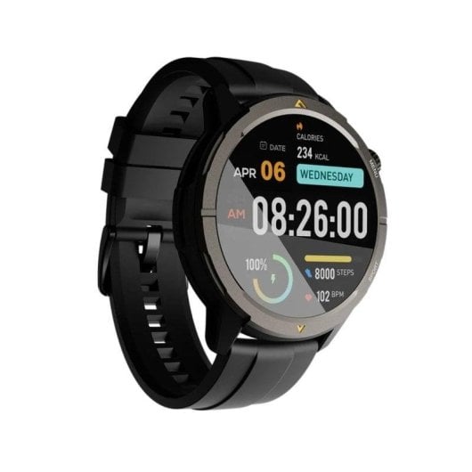 AGM Legion Rugged Bluetooth 46mm AMOLED Noir M Résistance 5ATM MIL-STD-810H Pulsomètre