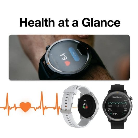Montre connectée robuste AGM Legion avec appels Bluetooth et écran AMOLED, résistance militaire