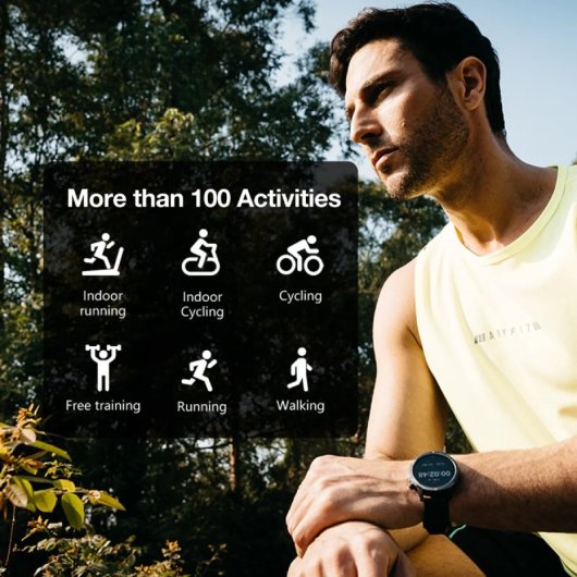Montre connectée robuste AGM Legion avec appels Bluetooth et écran AMOLED, résistance militaire