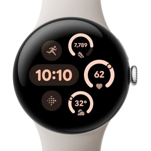 Montre connectée Google Pixel Watch 3 avec Wi-Fi, GPS et fonctionnalités avancées de fitness et de santé