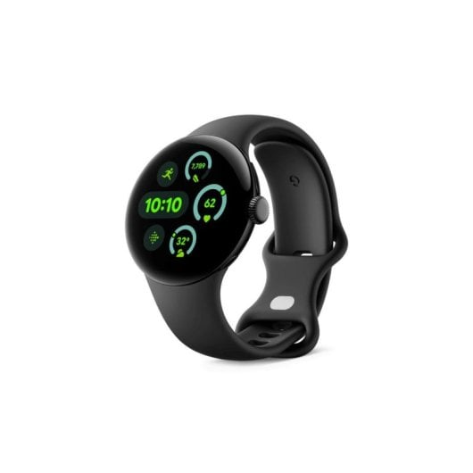 Google Pixel Watch 3 WiFi GPS 41mm AMOLED Preto S/L IP68 SpO2 Pulsómetro Monitor Sono