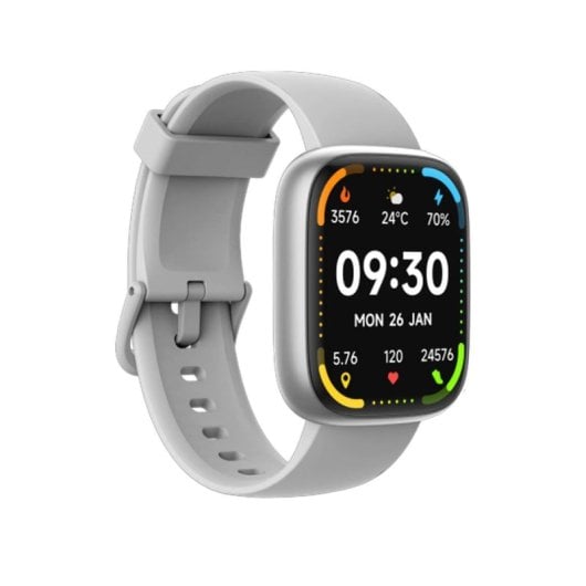 Maxcom Ecowatch 6 TFT-LCD 1,83″ Silber Bluetooth Smartwatch, 7-Tage-Akku, Advanced Health