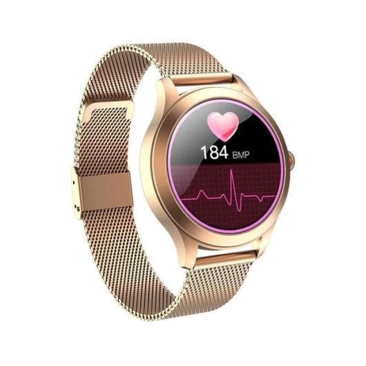 Maxcom Fit FW42 Bluetooth 1.09" TFT Gold IP68 SpO2 Pulsuhr Schlafmonitor Blutdruck