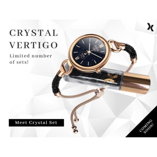 Smartwatch Maxcom FW51 Bluetooth Mujer, HD, Cristales Negros, Monitoreo Salud y Estilo Premium