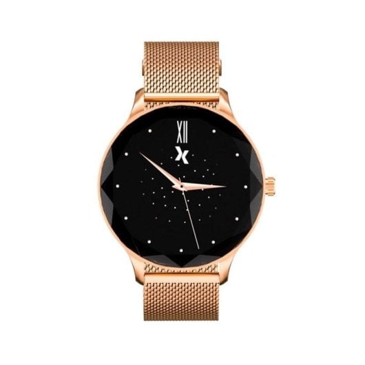 Maxcom FW52 Diamond Bluetooth 44mm TFT Gold/Pink Wechselarmband Herzfrequenz Schlaf Blutdruck