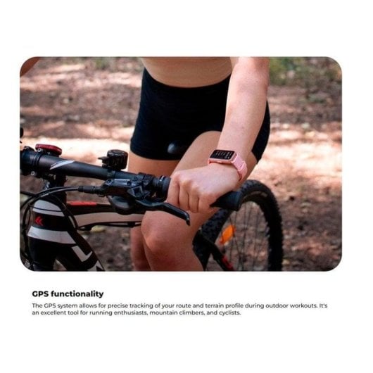 MaxCom FW53 Nitro Blue GPS 1,45" Touchscreen Blau Einheitsgröße IP68 SpO2 Puls Schlaf Blutdruck