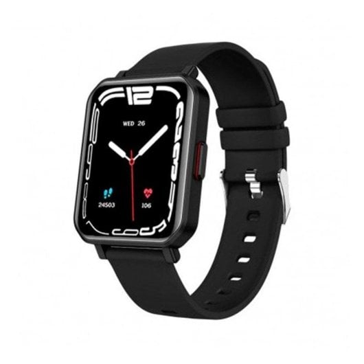 Maxcom FW56 Carbon Pro Bluetooth 1.85" HD Schwarz SpO2 Puls Schlafüberwachung Blutdruck