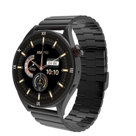 Maxcom FW66 Iron R Bluetooth 51mm AMOLED Graphit IP68 SpO2 Pulsuhr Schlafmonitoring