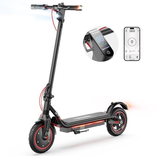 Patinete eléctrico iScooter 35km/h 30km de autonomía 350W con frenos E-ABS y luces LED