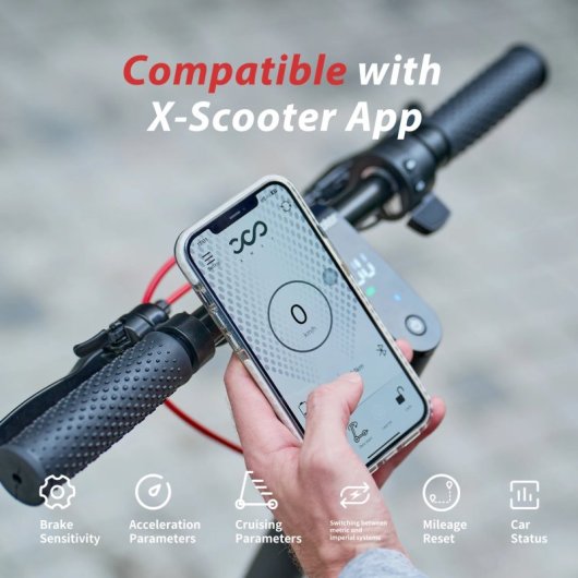 Patinete eléctrico iScooter 40km/h 40km de autonomía 500W plegable freno disco/tambor