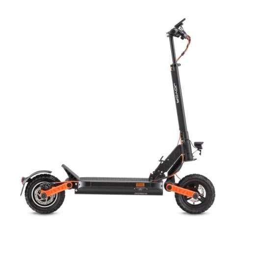 Patinete eléctrico Joyor 55km de autonomía 500W freno de disco certificado ABE extras avanzados