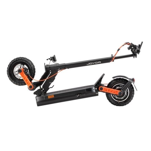 Patinete eléctrico Joyor 55km de autonomía 500W freno de disco certificado ABE extras avanzados