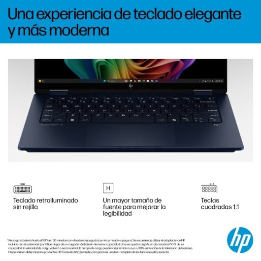 Portátil HP OmniBook X Flip 14? Ultra 7 258V 32GB 1TB SSD 3K Táctil IA Windows 11