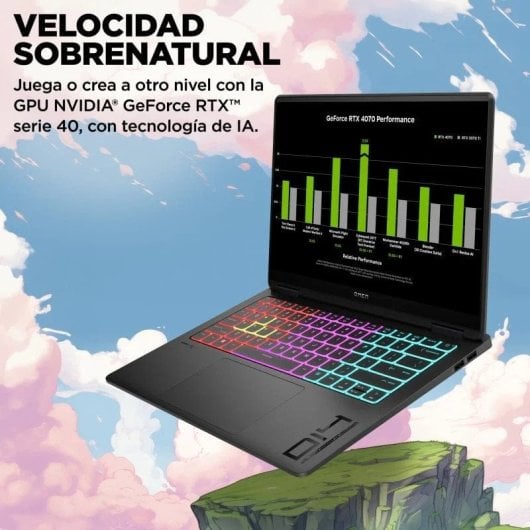 Laptop da gioco HP AI PC OLED 3K Intel Core Ultra RTX serie 50 16 GB in metallo 1,63 kg