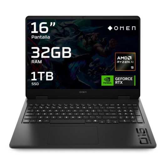 HP OMEN Gaming Laptop 16-ap0006ns 16" AMD Ryzen AI 9 365 32GB 1TB SSD RTX 5070 Gaming