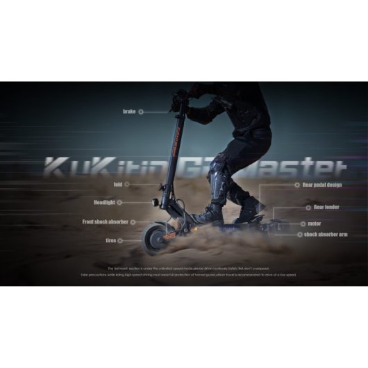 Trottinette électrique KuKirin, 60 km/h, autonomie de 70 km, 2000 W, pneus 10 pouces, freins hydrauliques