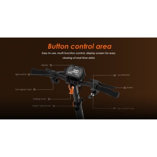 Patinete eléctrico KuKirin 55km/h 70km de autonomía 1000W ruedas todoterreno plegable