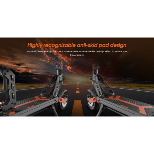 Patinete eléctrico KuKirin 55km/h 70km de autonomía 1000W ruedas todoterreno plegable