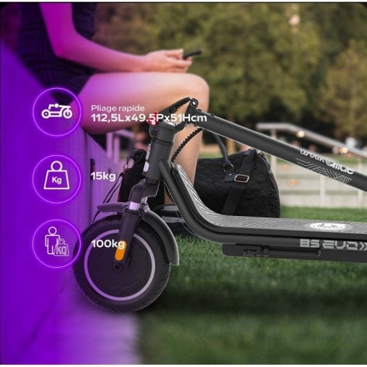 Patinete eléctrico UrbanGlide 25km/h 20km de autonomía 250W con LED, doble suspensión y IPX5